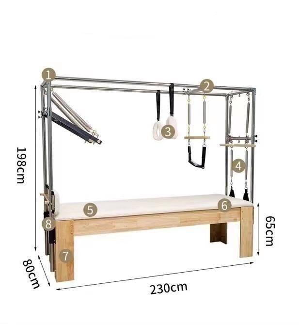 Korean Pilates Equipment Set Reformer Cadillac, Sports Equipment