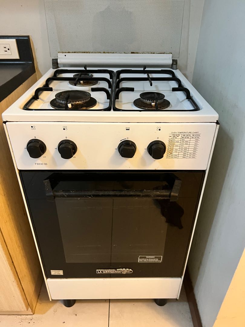 La germania gas top range 3 burner