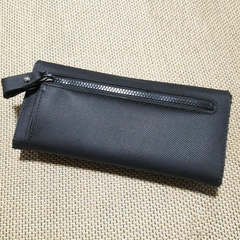 Lacoste Trifold Long Wallet, Luxury, Bags & Wallets on Carousell