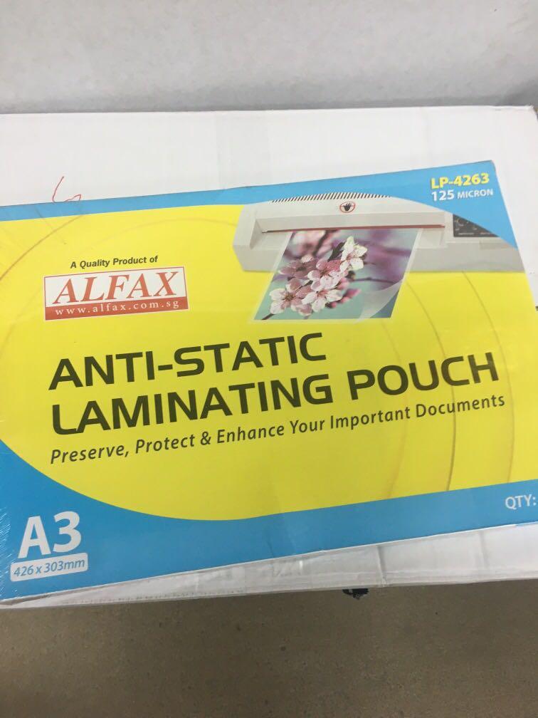 Laminating Pouch A3, Hobbies & Toys, Stationery & Craft, Stationery