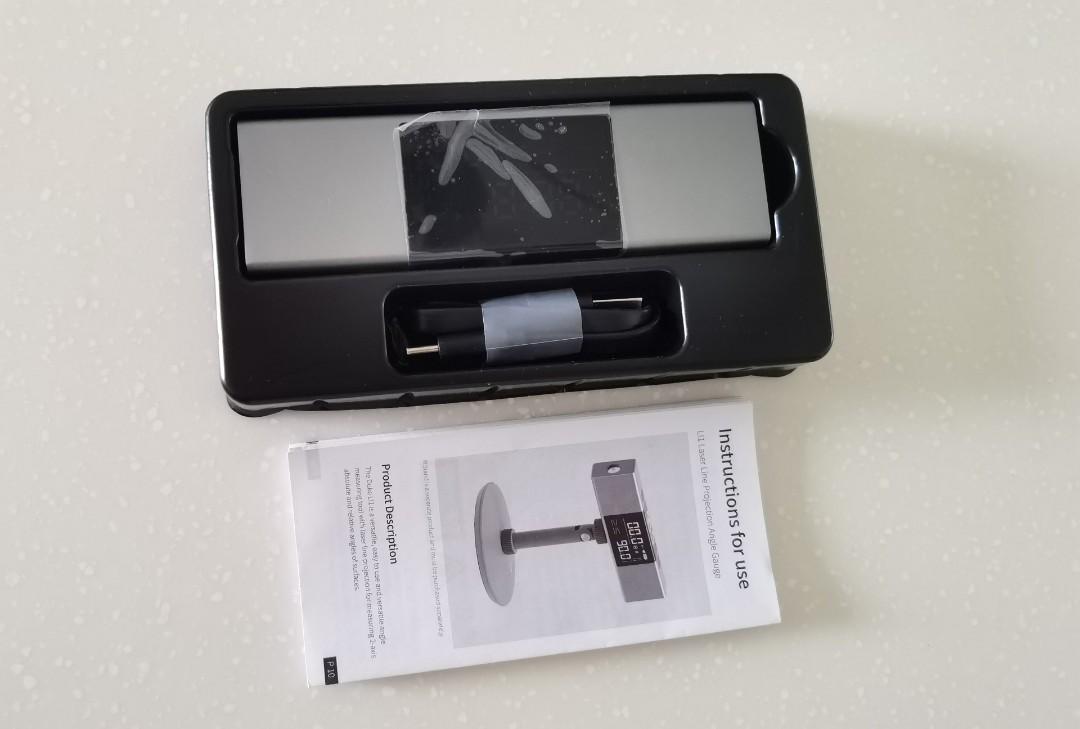 Laser Line Projection Angle Gauge for measuring 2axis, Furniture