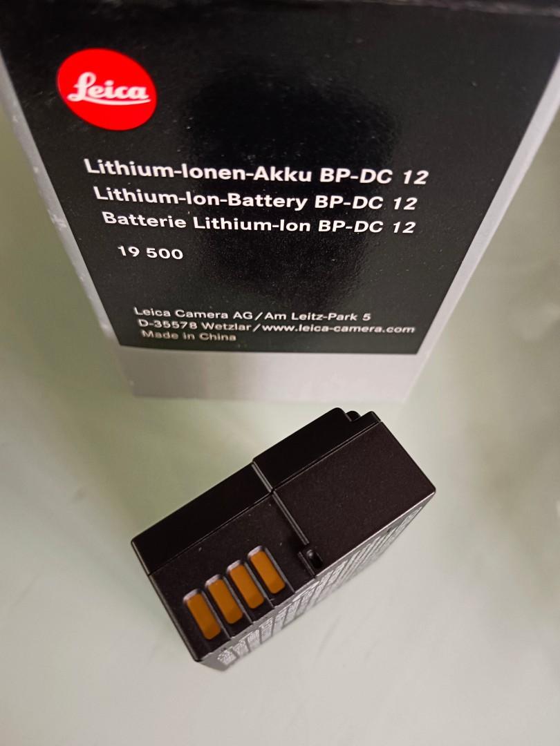LEICA Q Battery LITHIUMION BATTERY BPDC 12 for Leica Q and Leica V