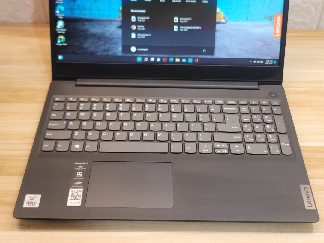 81wb Lenovo Ideapad Slim 3 81WB i7 10th Gen 8GB RAM 128SSD 1TB HDD MX330 2GB ...