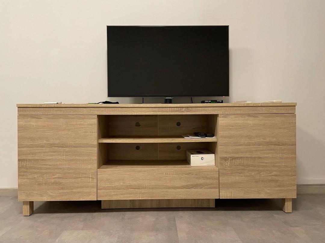 Light Wood TV Console, Furniture & Home Living, Furniture, TV Consoles