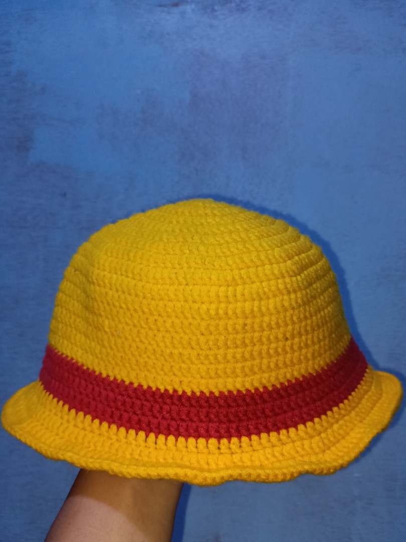 Luffy Crochet Hat, Babies & Kids, Babies & Kids Fashion on Carousell