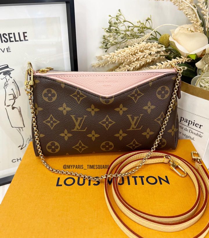 Louis Vuitton Pallas Clutch 2way Bag, Monogram