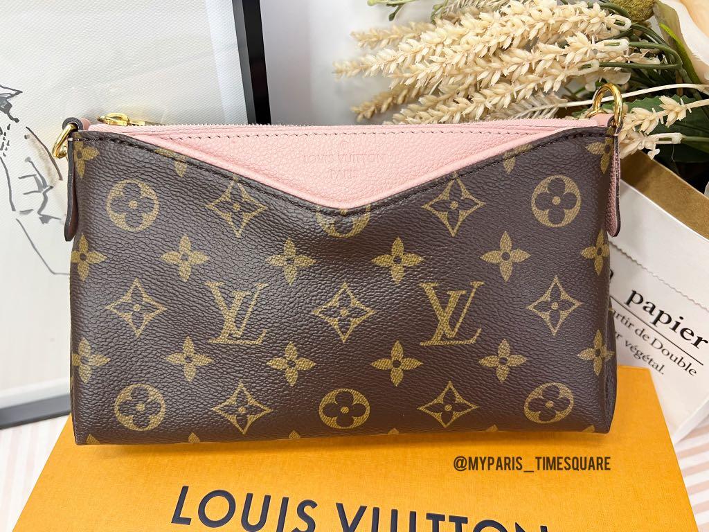 Louis Vuitton Pallas Clutch Monogram Canvas Bag