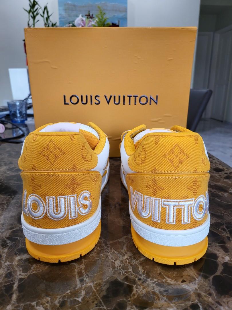 Louis Vuitton LV x YK LV Trainer Sneaker Yellow. Size 06.0