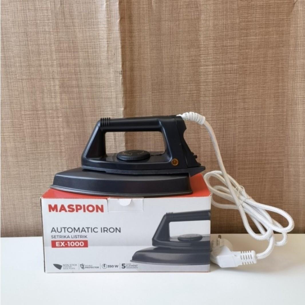 Maspion Automatic Iron Setrika Listrik Ex 1000 Elektronik Lainnya Di Carousell