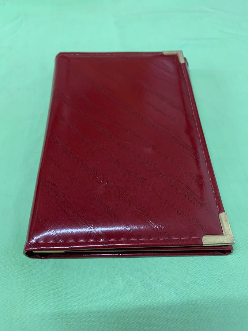Memo Pad Pouch Address Book Leather, Hobbies & Toys, Stationary & Craft