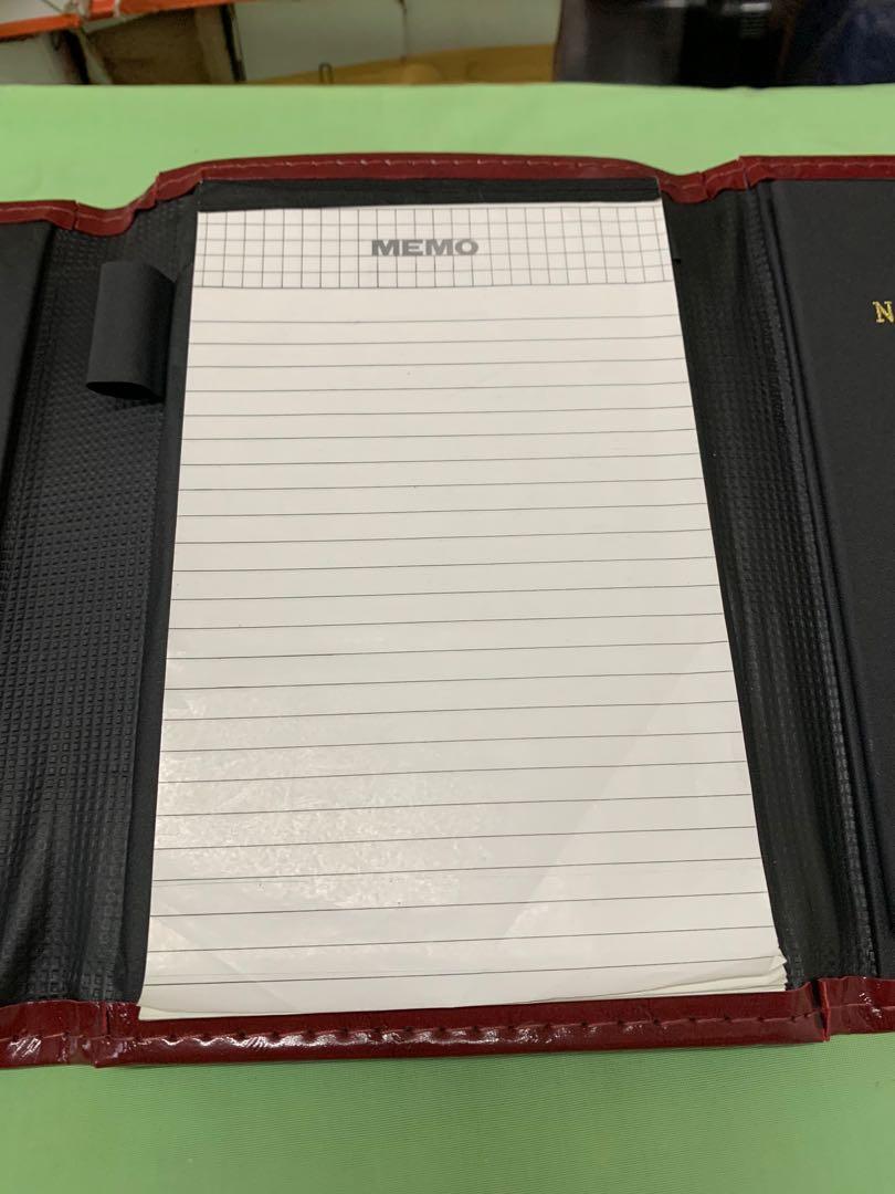 Memo Pad Pouch Address Book Leather, Hobbies & Toys, Stationary & Craft