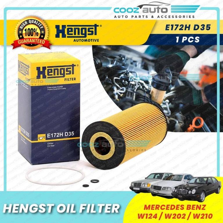 Mercedes Benz W124 W202 W210 CDI Hengst Oil Filter Engine Oil