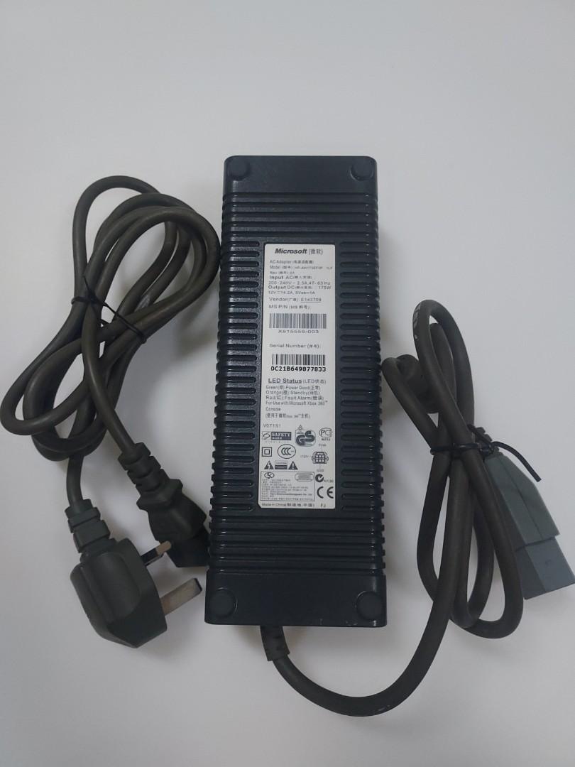 OEM MICROSOFT XBOX 360 POWER ADAPTER ORIGINAL, Video Gaming, Gaming Accessories, Cables