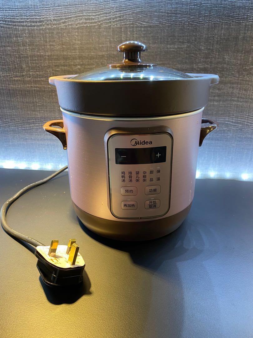 Midea 1.8L Electric Slow Cooker, TV & Home Appliances, Kitchen