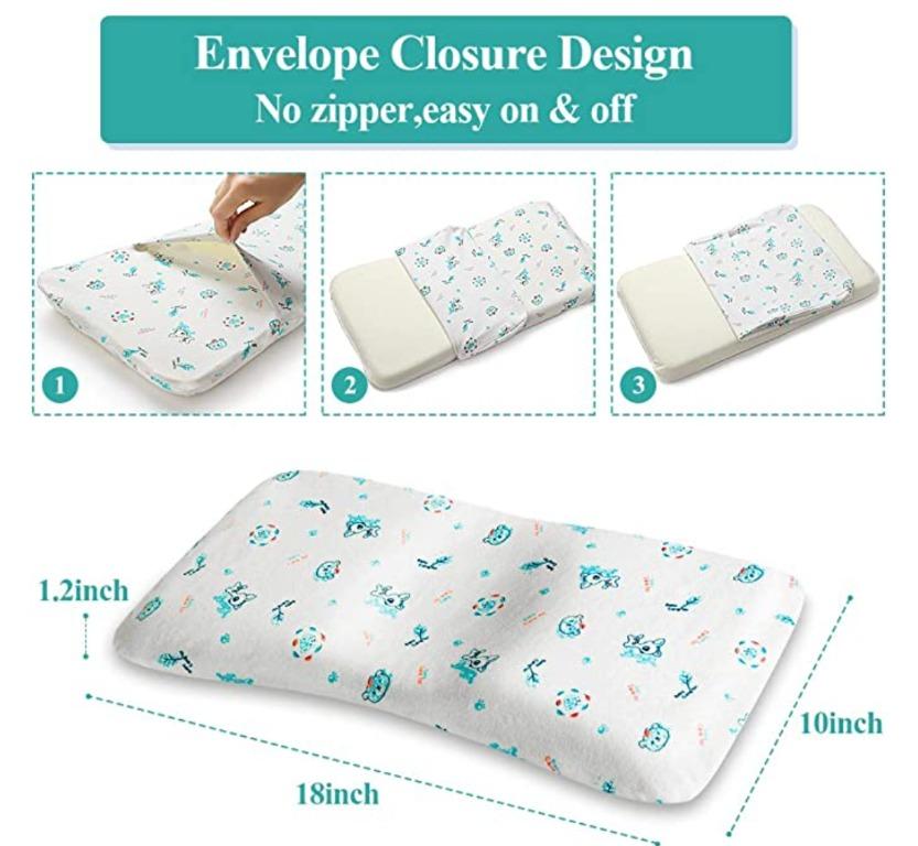 MKICESKY Cervical Memory Foam Baby Pillow, Babies & Kids, Baby Nursery