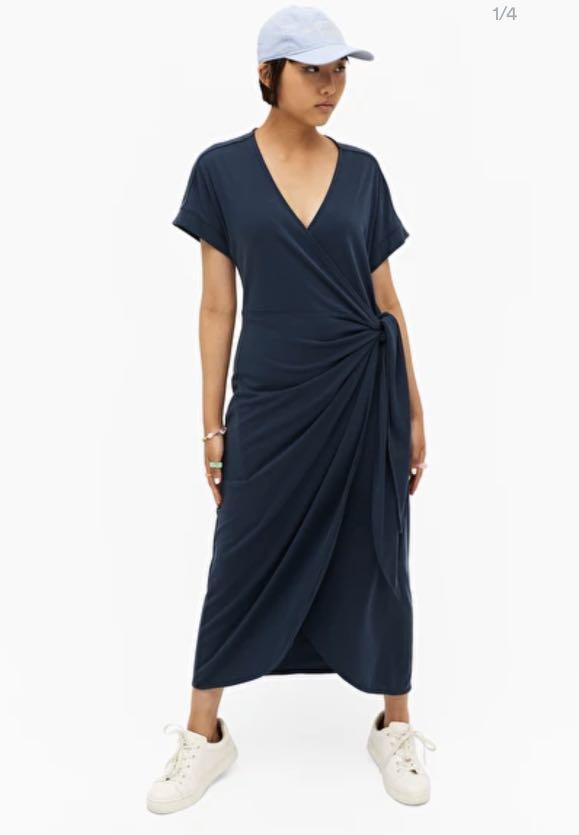 Monki Wrap Midi Dress