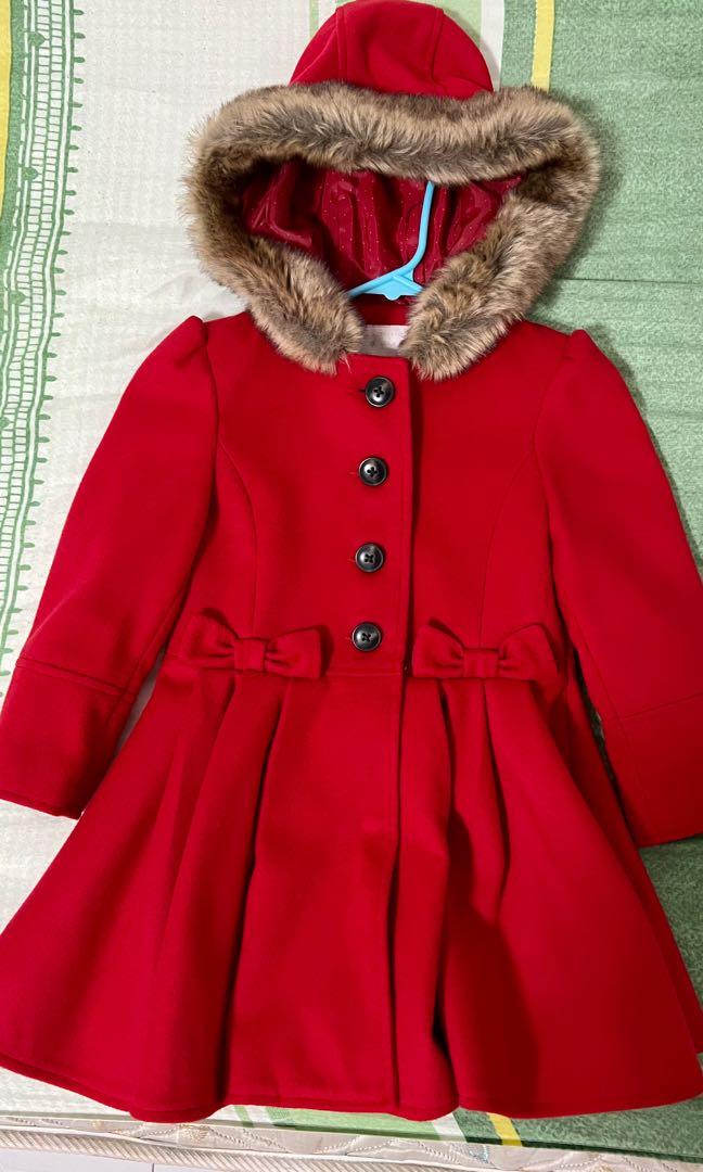 Mothercare Red hooded coat