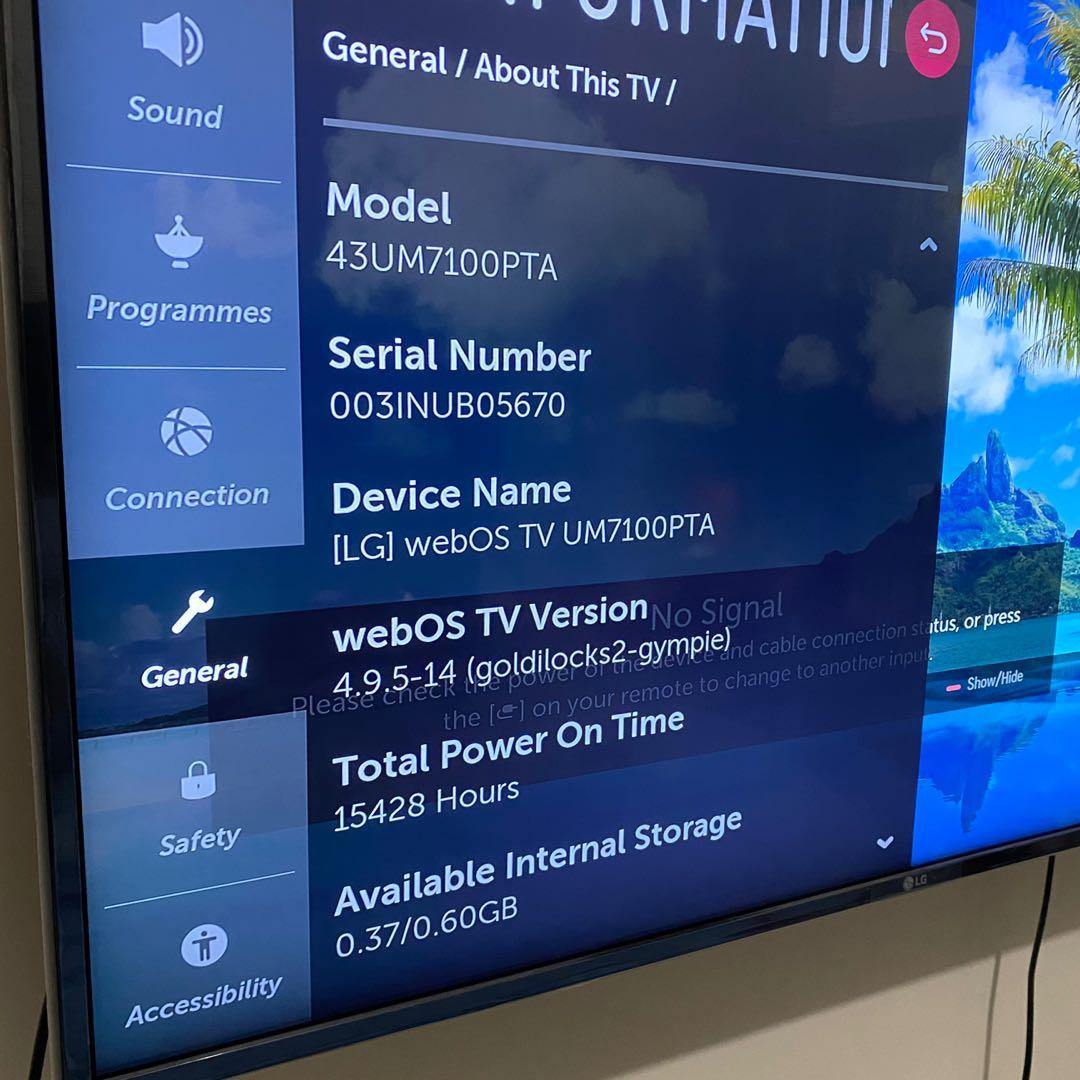 [NEGO] TV LG LED 43” 43UM7100PTA (Netflix, HBO, Disney+, Youtube, etc)
