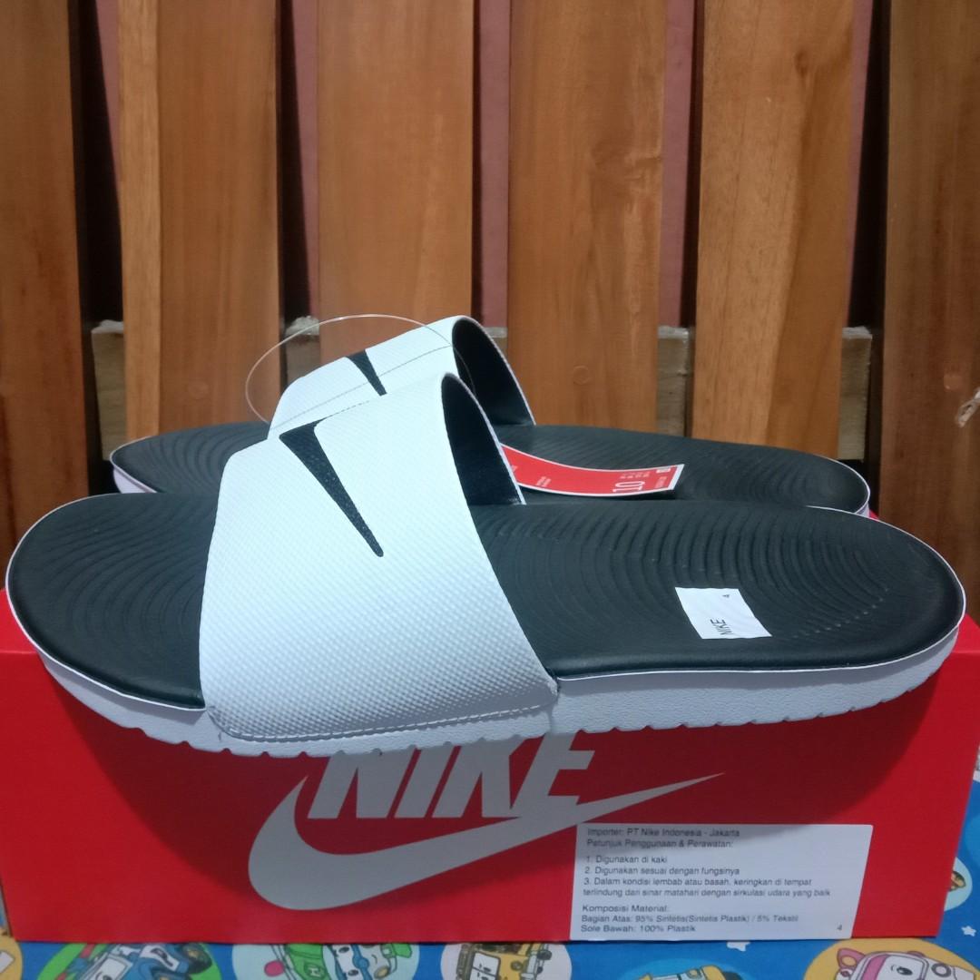 Nike mens kawa slides clearance