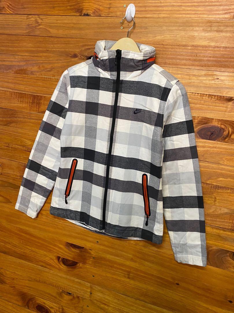 nike plaid jacket