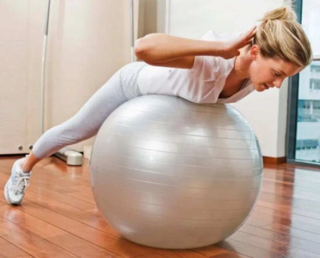 NordicTrack Exercise Ball Fitness Ball Sports Equipment Other Sports Equipment and Supplies on Carousell