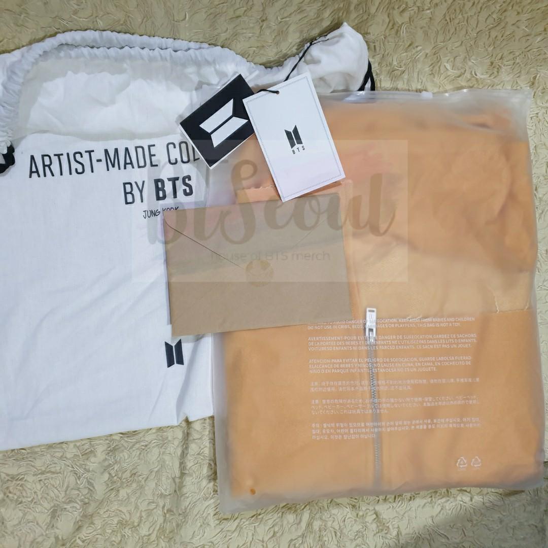 ON HAND JK ARTIST-MADE COLLECTION BY BTS JUNGKOOK ARMYST ZIP-UP 