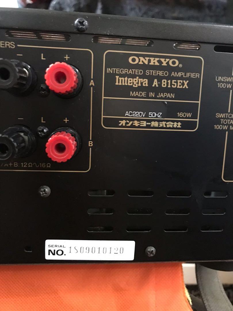 おしゃれ通販 ONKYO A-815EX 動作OK - オーディオ機器