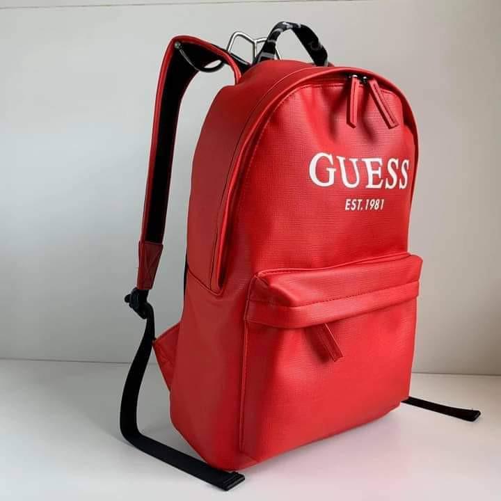 Guess backpack 2025 red