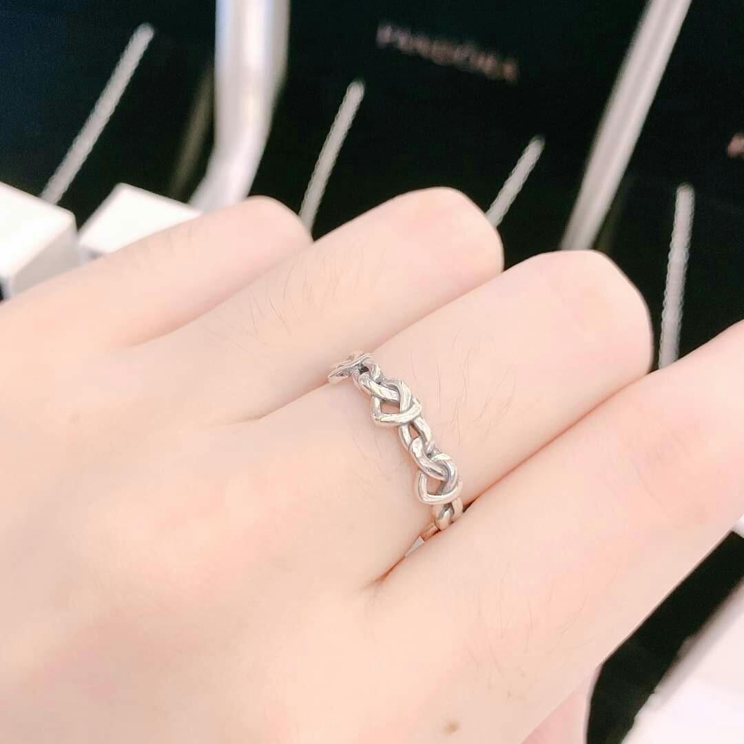 Pandora knotted heart ring, Women's 