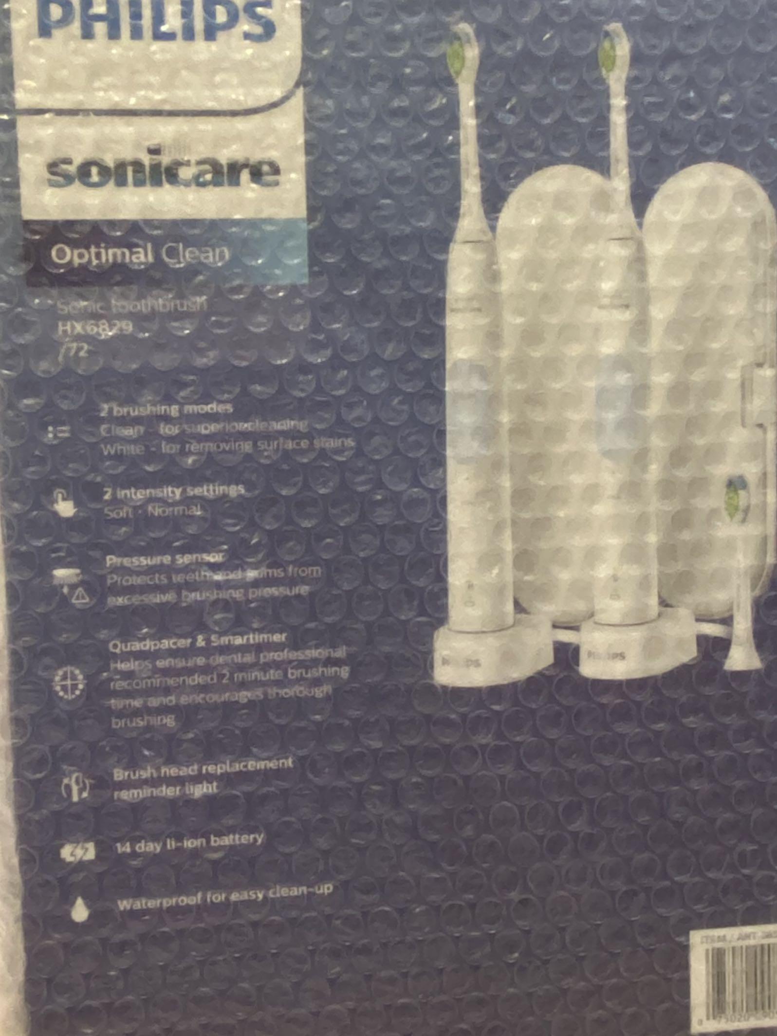 PHILIPS SONICARE 飛利浦 菲利普 電動牙刷 兩入組 HX6829 全新現貨, 美妝保養, 口腔護理在旋轉拍賣