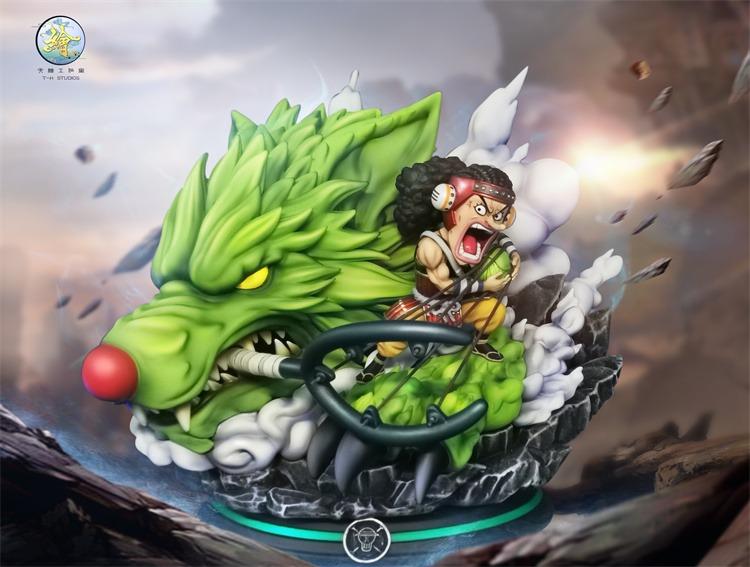 Po T H Studios One Piece Onigashima Usopp With Midori Boshi Impact Wolf Statues Gk Hobbies Toys Toys Games On Carousell