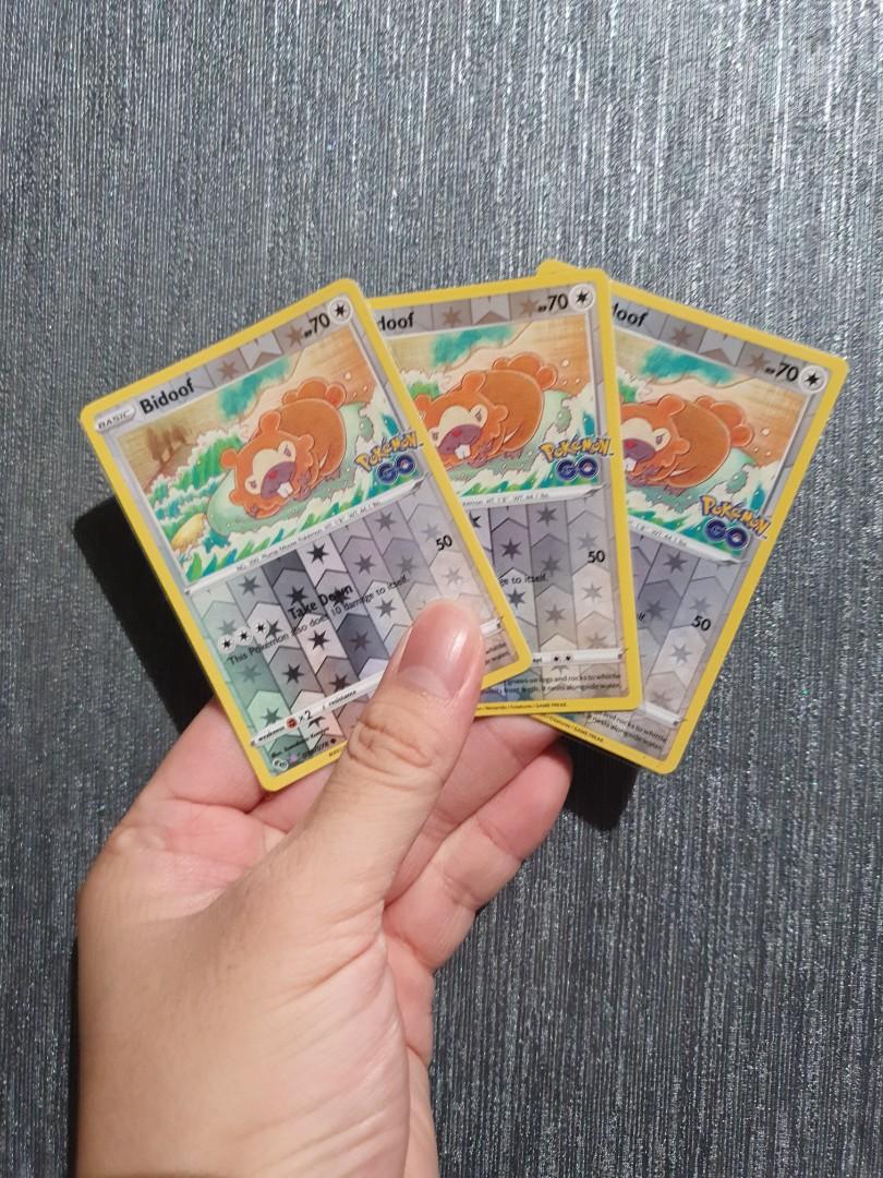 pokemon go ditto card 2022 Pokémon Go Bidoof-Reverse Foil [Ditto] PSA 10 – PokePower main image 1