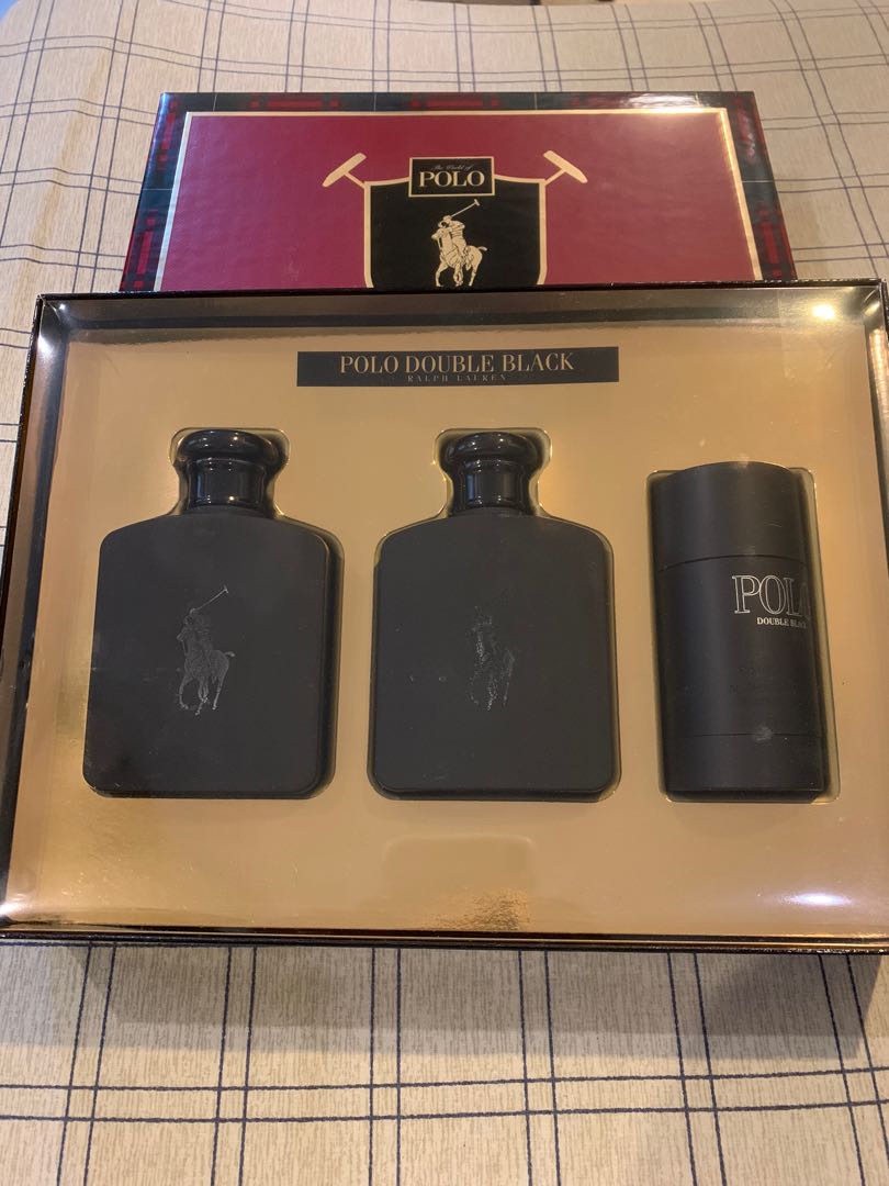 Polo double shop black set