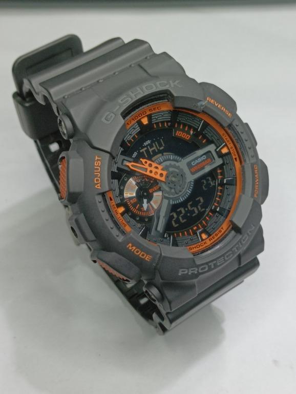 G shock cheap orange black