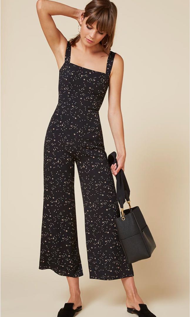 Reformation moore jumpsuit top