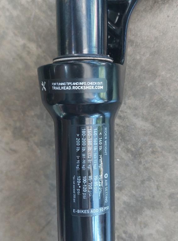 RockShox Judy Silver TK Solo Air 15x110mm QR axle 42mm offset Tapered Steerer Reb. Adj. Lockout 100mm travel 29