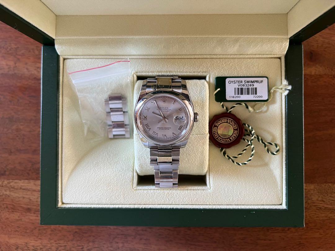Rolex oyster swimpruf datejust on sale