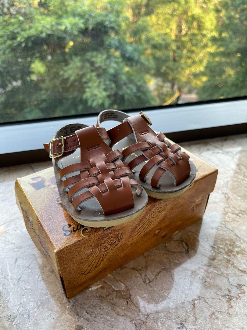 Saltwater sandals size discount 3