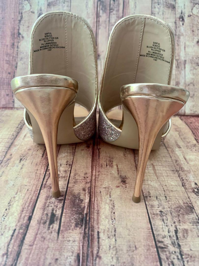 Steve madden sinful blush glitter on sale
