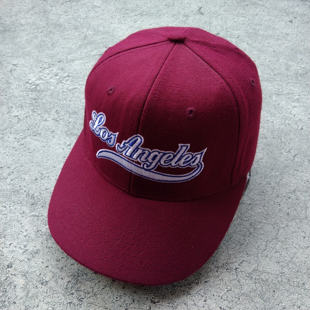 Snapback hat Starter Los Angeles Maroon 