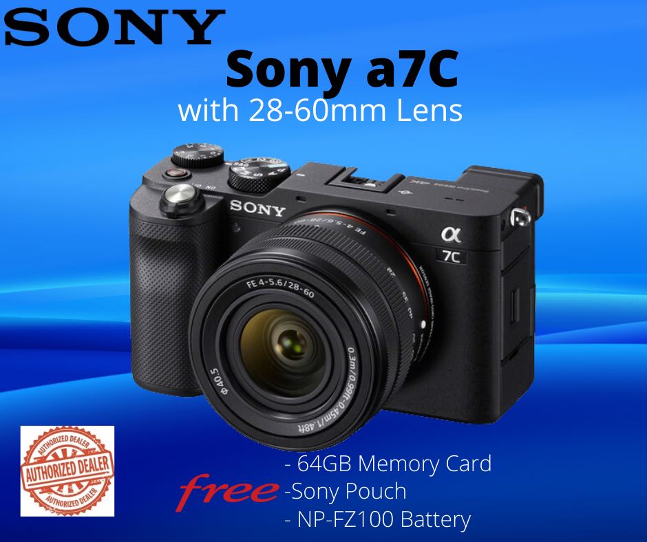 Sony a7C Mirrorless Camera with 2860mm Lens Brand New!, Photography