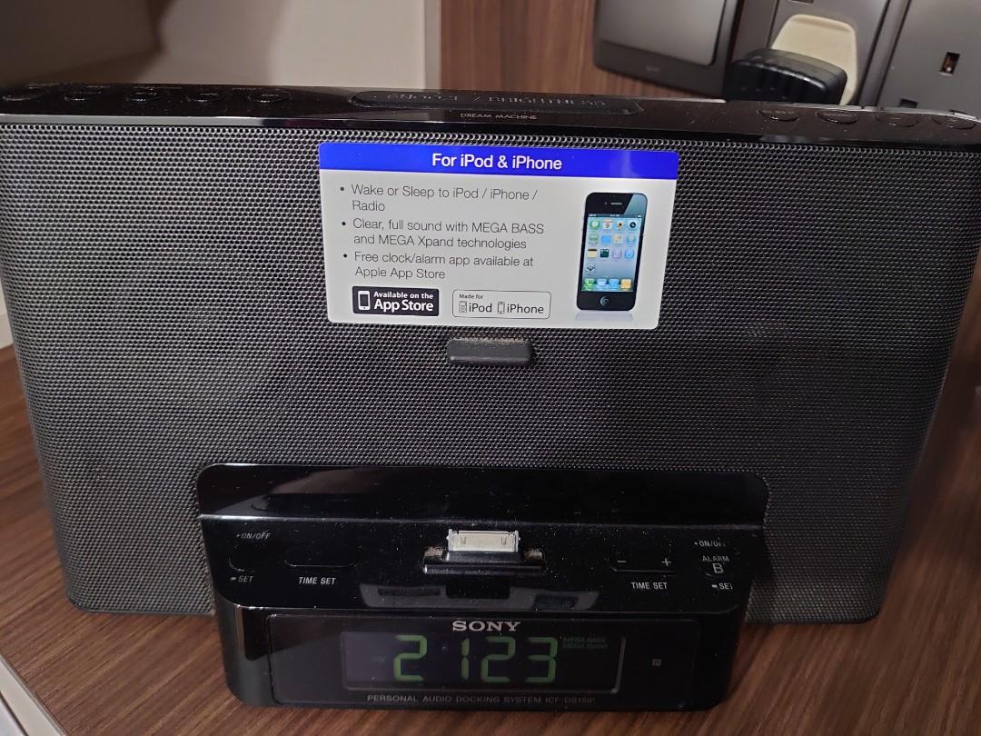Sony alarm clock docking station, Furniture & Home Living, Home Decor