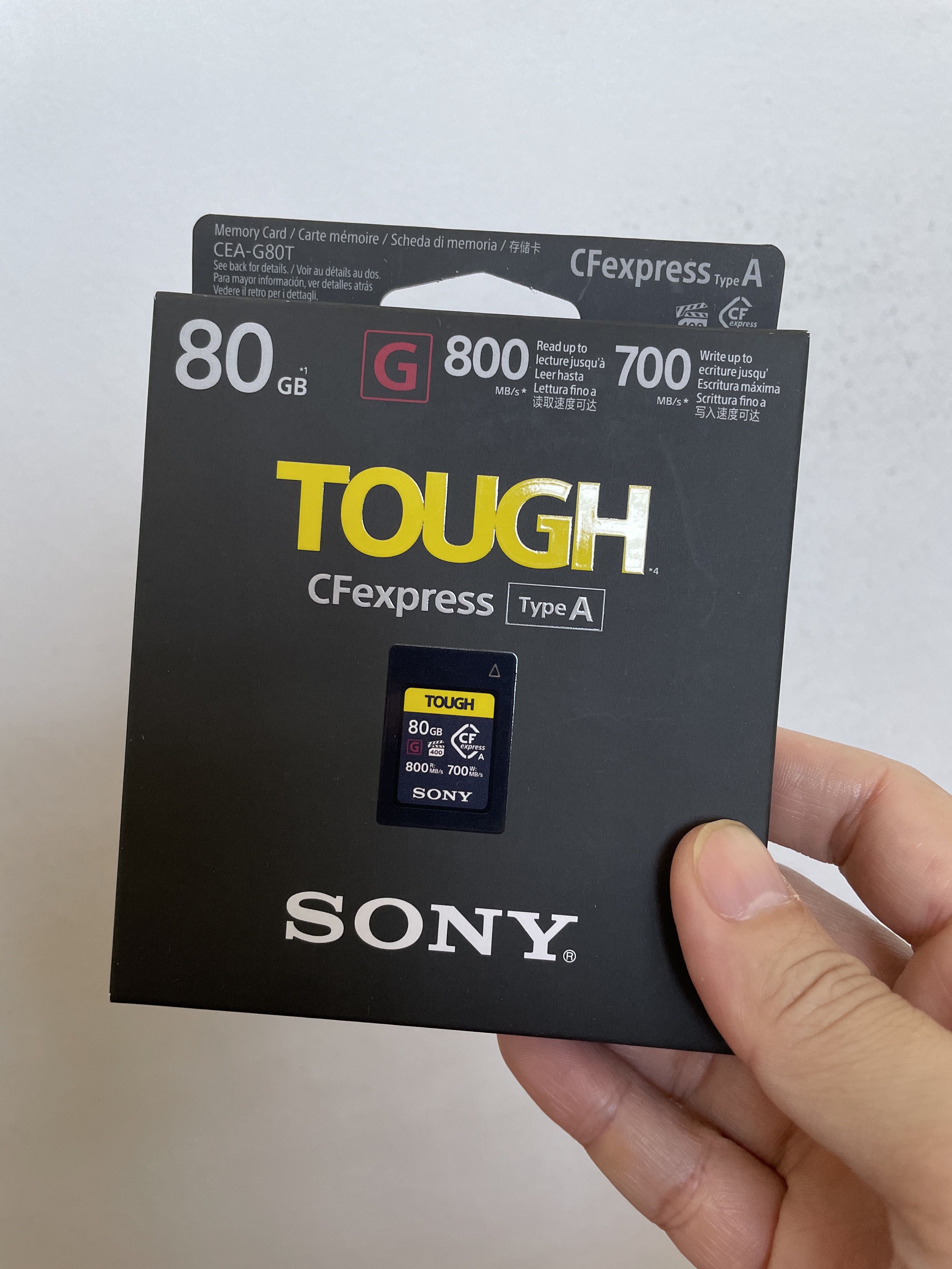 Sony CFexpress Type A TOUGH 80GB, Photography, Cameras on