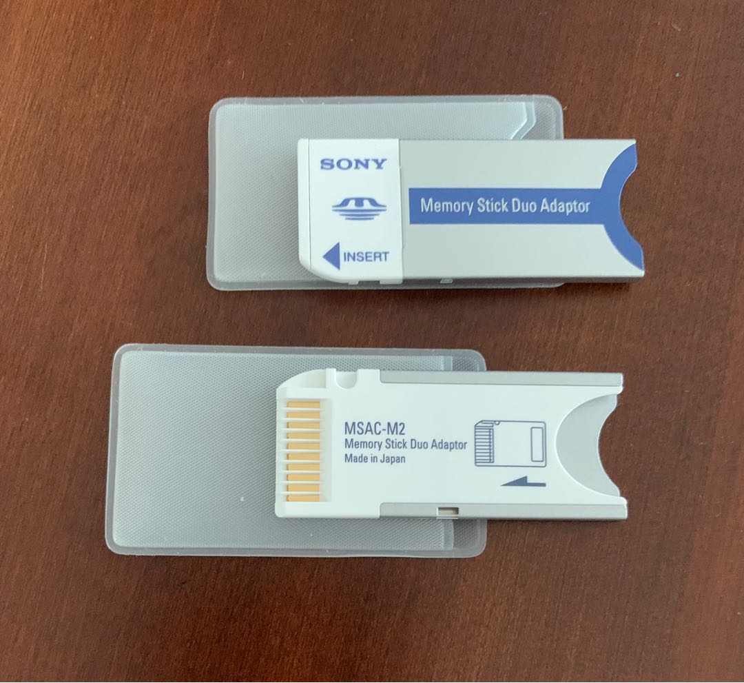 Sony Memory Stick Duo Adaptor MSACM2 (MADE IN JAPAN), Photography