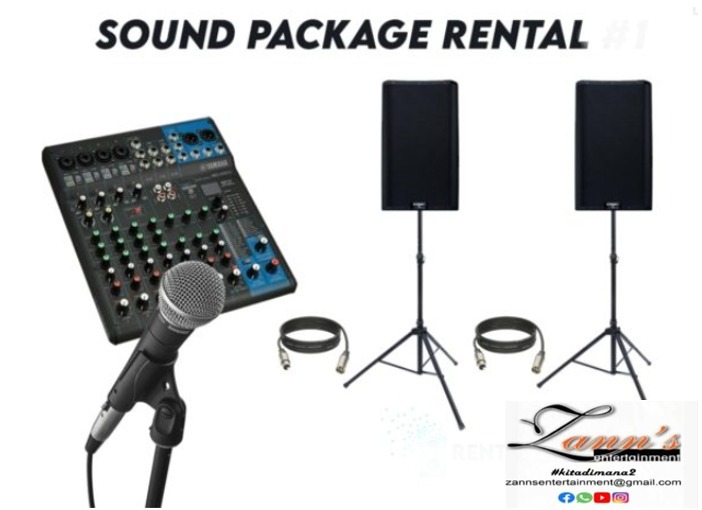 Event sound system for sales sale