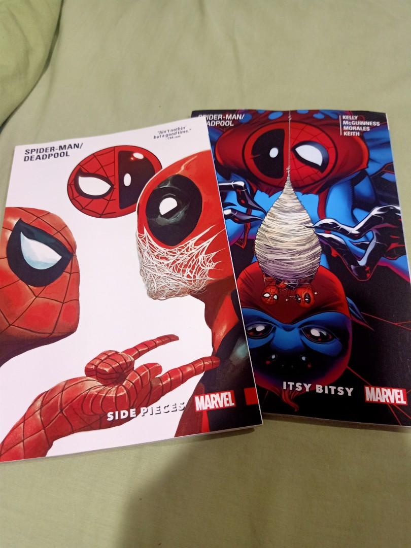 Spider-Man/Deadpool Vol. 2 & 3 (Category: Comics & Manga) located in Quezon City. Submitted by anothermanstrash123 (Listing ID 1171178303, Image 1). Description: Condition 9/10 DM for more photos MOP: GCash Shipping via Grab/Lalamove only. SF to be shouldered by buyer..