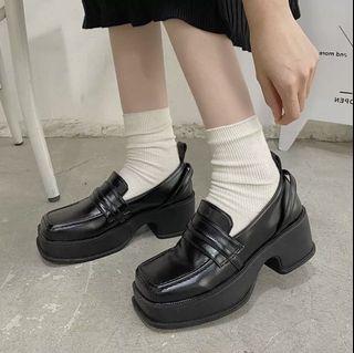 Square toe Chunky Loafers (Shushutong Dupe)