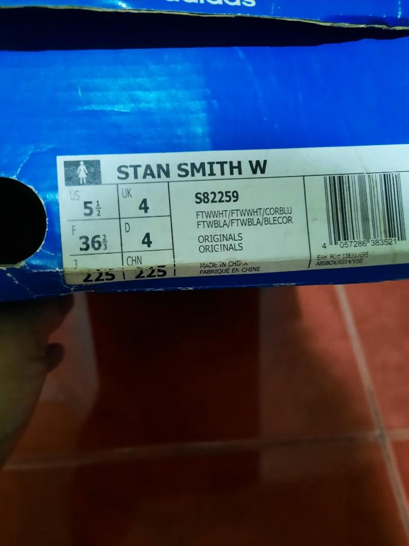 Stan Smith Adidas (Category: Sneakers) located in Manila. Submitted by jbnet (Listing ID 1171091078, Image 3). Description: •Stan smith (Authentic) •US 5 1/2 (Gamuza texture at the back) •Last price posted •Message me for addt'l pics.