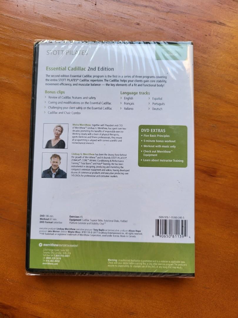 STOTT PILATES DVD【Essential Cadillac】 STOTT Pilates Reformer