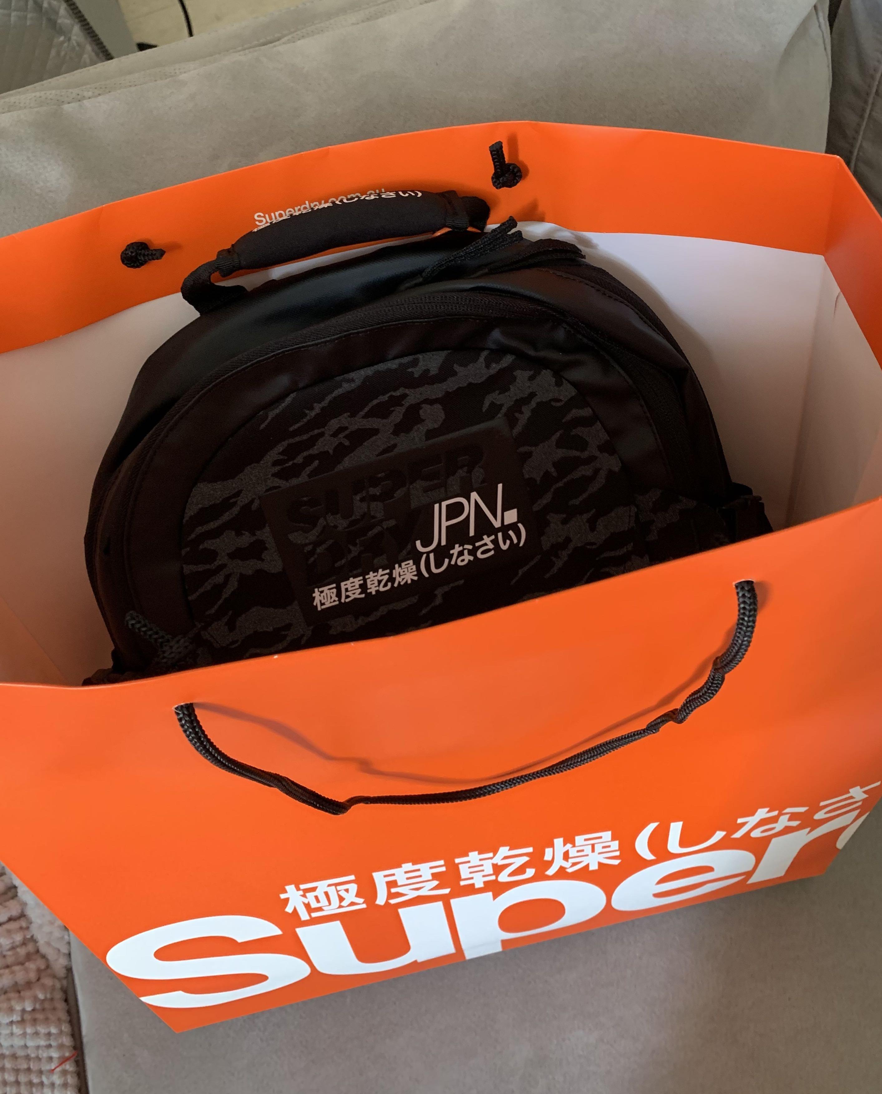 SuperDry Neo Tarp backpack, Men's Fashion, Bags, Backpacks on Carousell